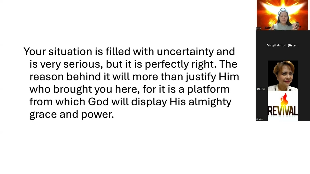 MARCH 1 / HIS MISTERIUOS WAYS | SIS. GERALDINE W. TOLENTINO