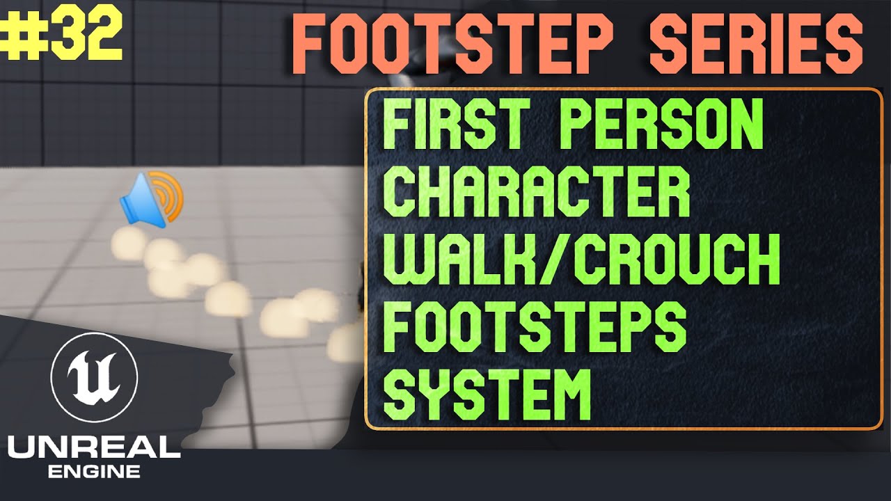 First Person Character Footsteps System UE5. Footstep Series Unreal Engine 5 tutorials - 32