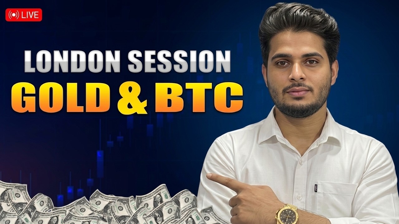 GOLD Live Trading Session | XAUUSD Trading Live Stream | ‪@thebedroomtradder‬