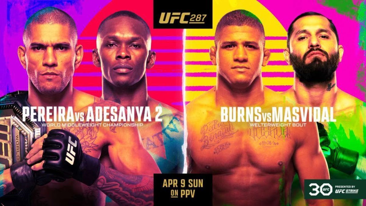 UFC 287 LIVE PEREIRA VS ADESANYA 2 LIVESTREAM & FULL FIGHT COMPANION