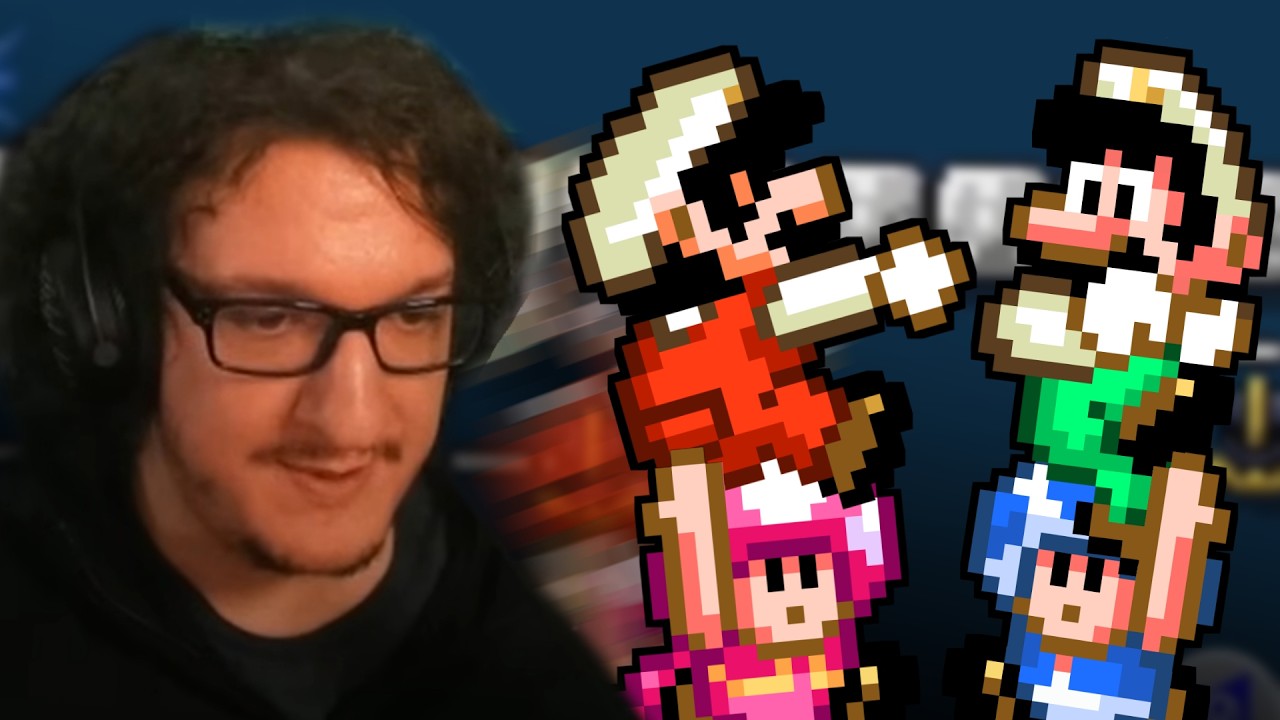 THE TOTEM POLE EFFECT | MARIO MAKER VS