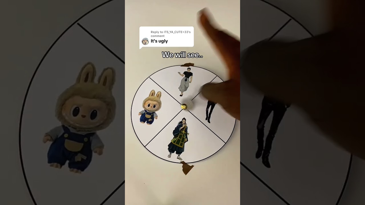 Jujutsu Kaisen anime plushie Labubu keychain mystery blind box plushie