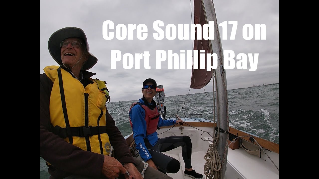 Sailing on Port Phillip Bay in a Core Sound 17
