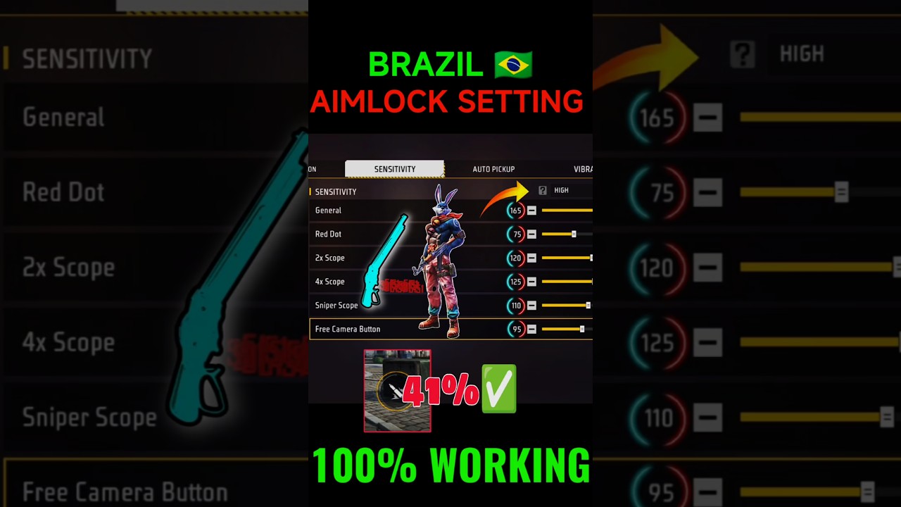 Free Fire Headshot setting 2025 ⚡ Best Sensitivity Settings ⚙️| Sensitivity + Hud Settings Free Fire