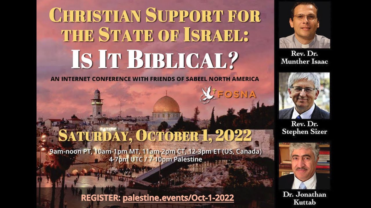 Stephen Sizer - Christian Support for the State of Israel: Is It Biblical? (2/4)