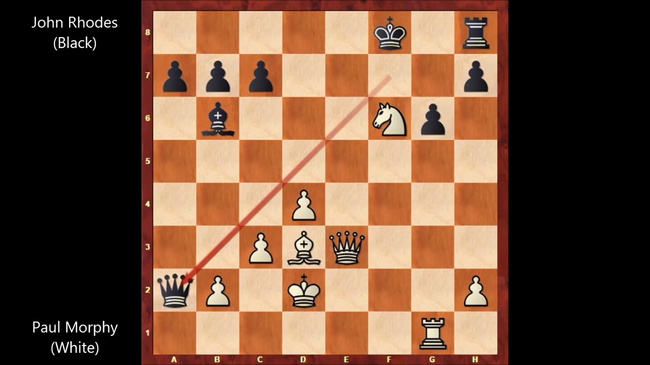 Paul Morphy vs John Rhodes - Birmingham (1858) #137