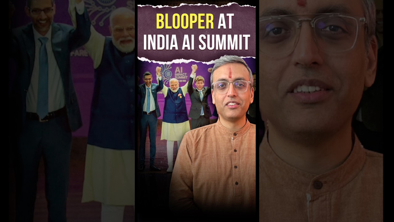 Sanskrit blooper at India AI Summit