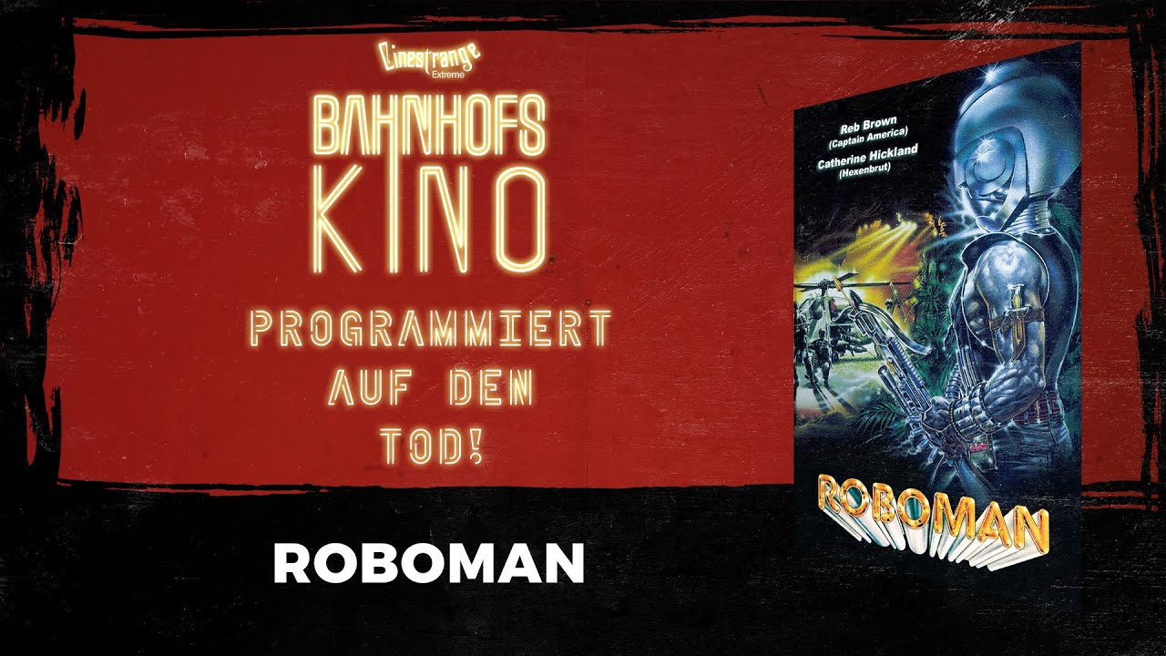 MEDIABOOK TRAILER HD 💪 ROBOWAR 😎🧨🦈 10 Minuten Clip | CINESTRANGE EXTREME BAHNHOFSKINO | Roboman