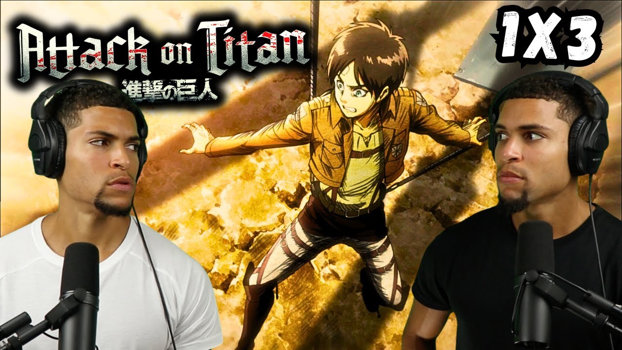 ATTACK ON TITAN 1x3 REACTION! | *New Anime Fans*