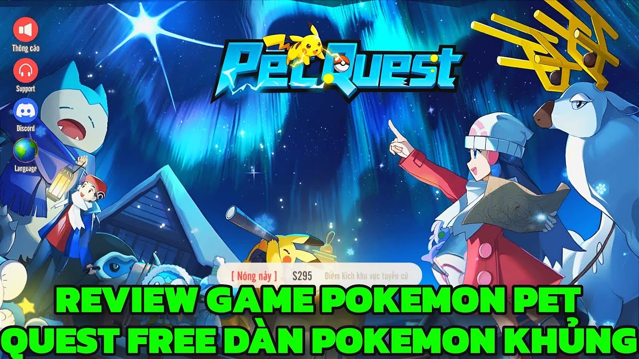 Pet Quest - Review Game Pokemon Pet Quest Free Dàn Pokemon Khủng & Skin Cho Newbie Trải Nghiệm Game