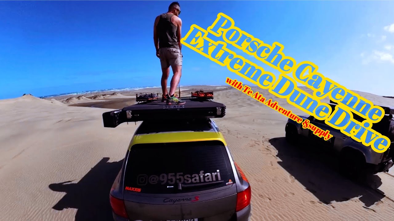 Porsche Cayenne extreme dune off roading.