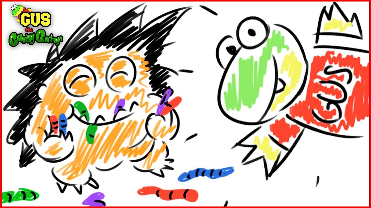 Draw My Life Moe the Monster + Gus the Gummy Gator