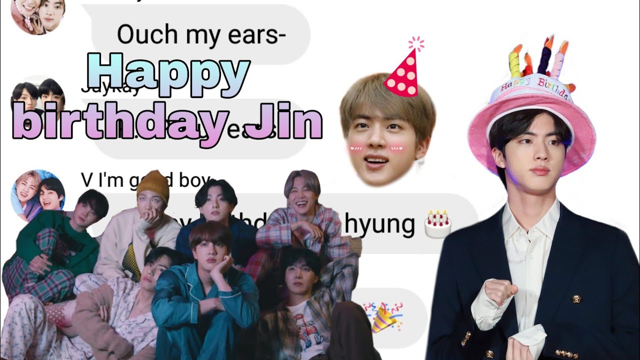 BTS Texts - Jin's birthday