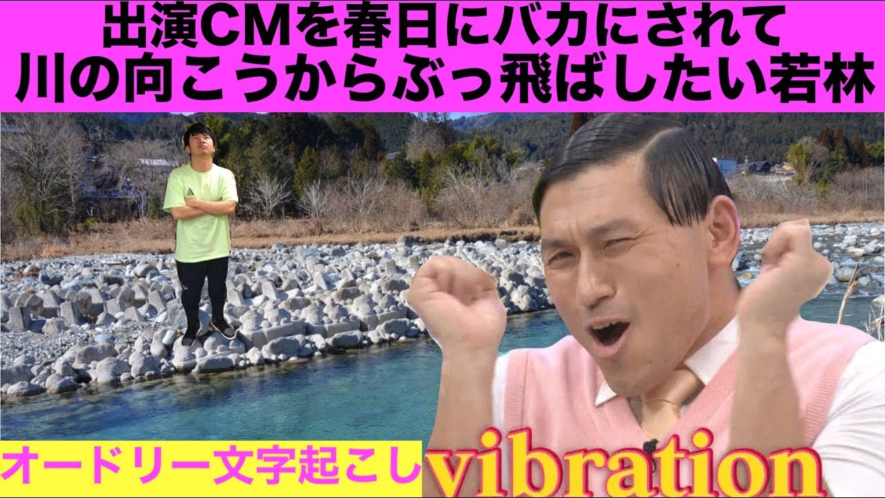 出演CMをバカにされて春日をぶっとばしたい若林www【オードリー文字起こし】