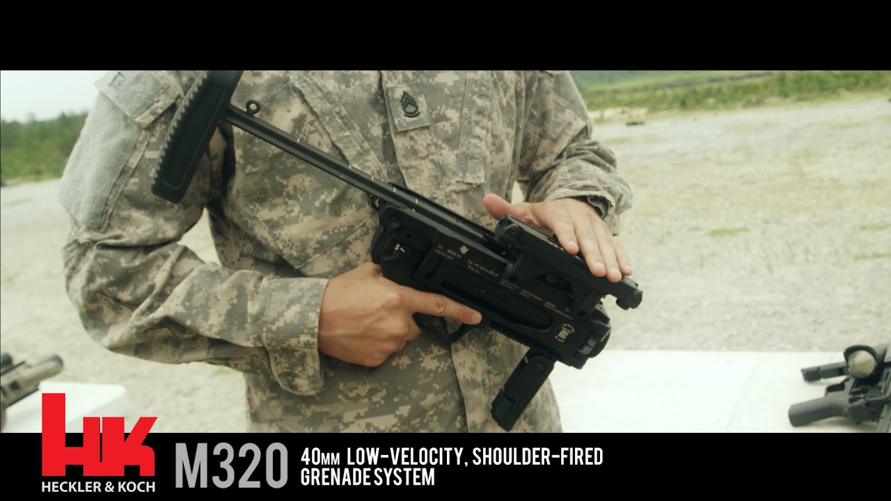 H&K M320 Grenade Launcher - Awesome Slow Motion Footage!