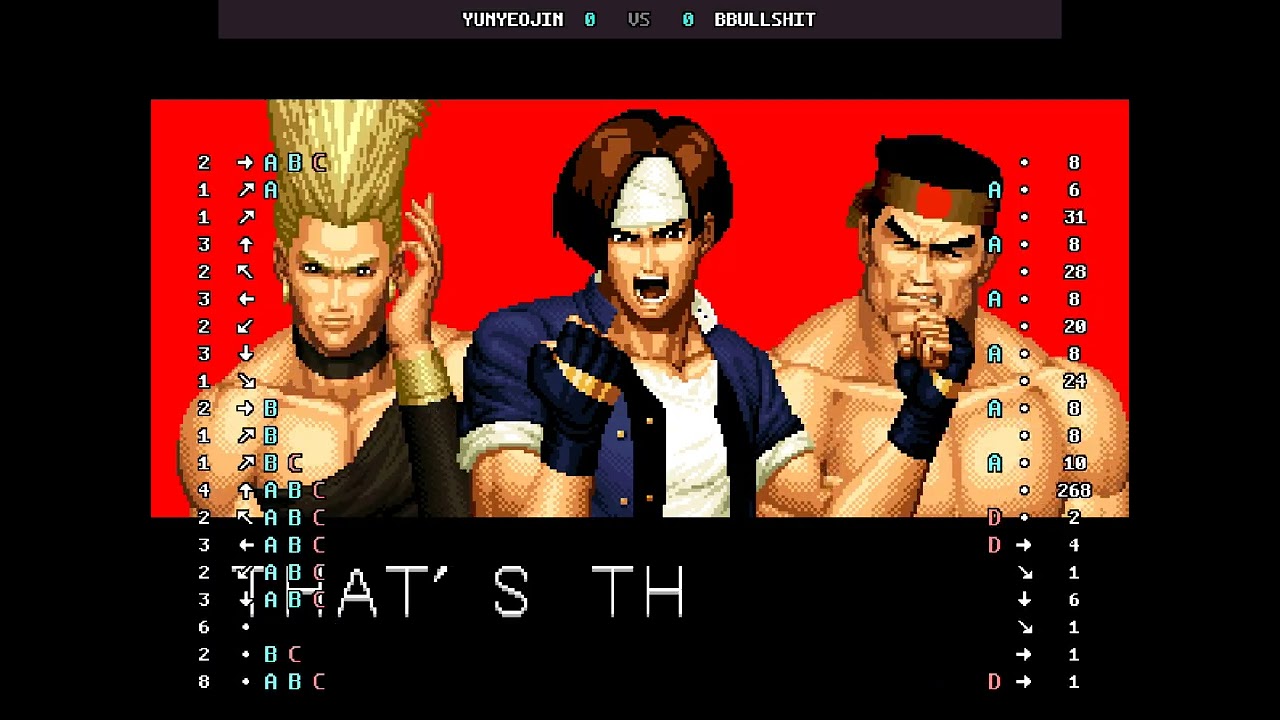 The King of Fighters '94 - 🇰🇷 yunyeojin vs 🇰🇷 BBullshit | Fightcade (2025-12-12 09:07 UTC)