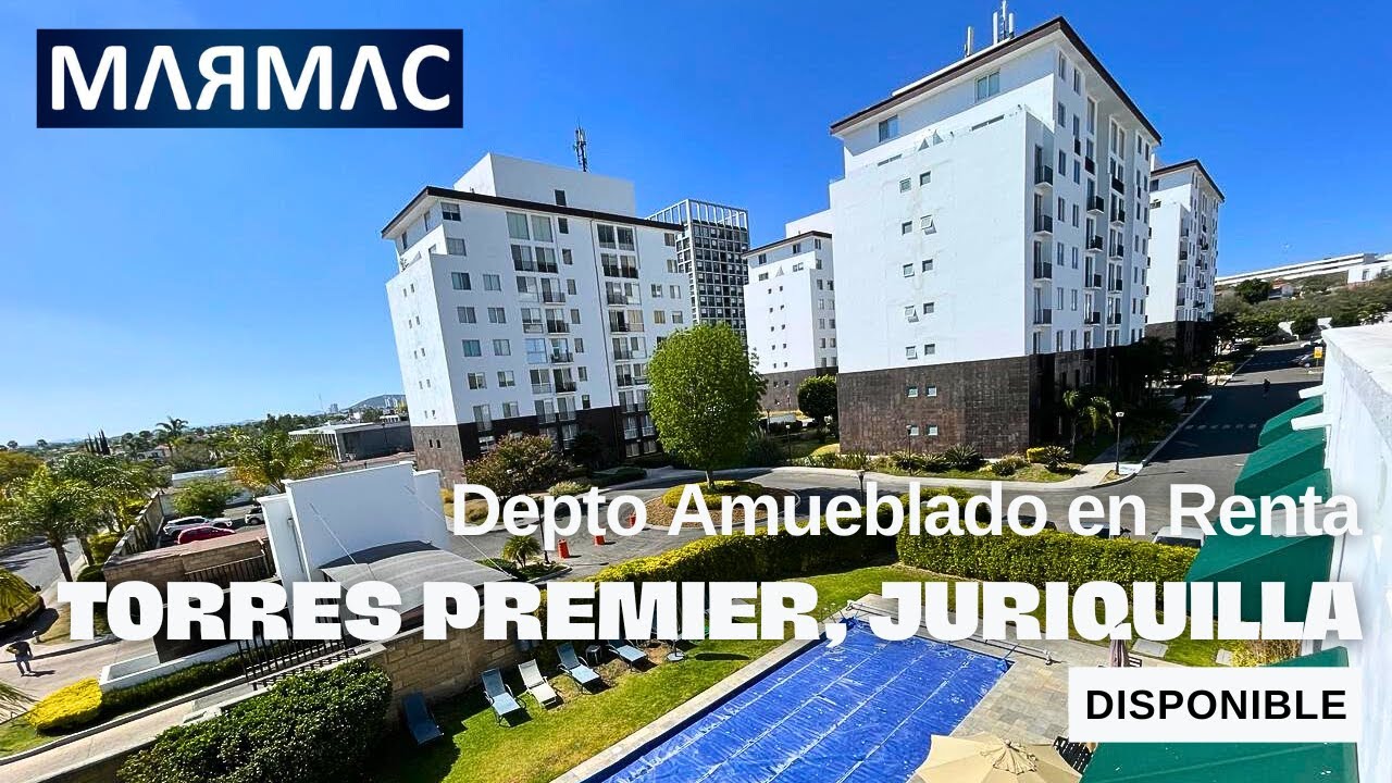 Departamento Amueblado en Renta | Torres Premier, Juriquilla Santa Fe | Querétaro, Qro