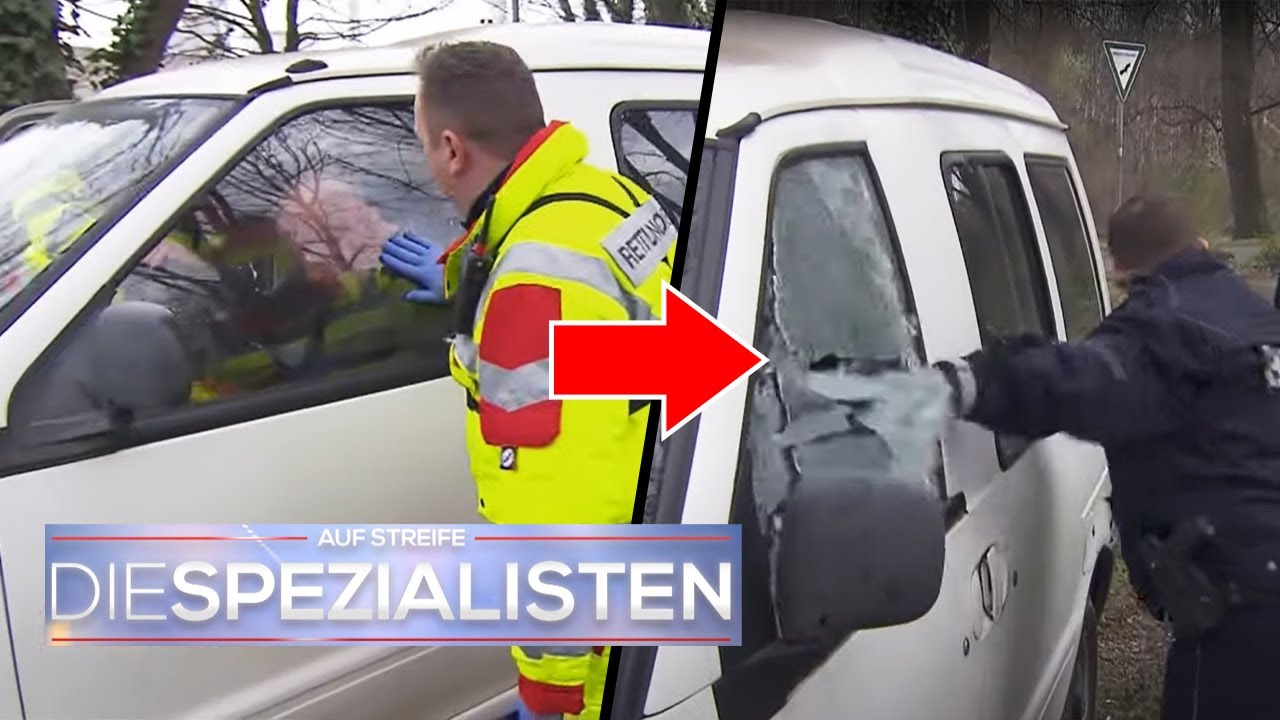 Mit dem Auto in Baum GEKRACHT💥 Spezialisten müssen Scheibe einschlagen| Die Spezialisten | SAT.1