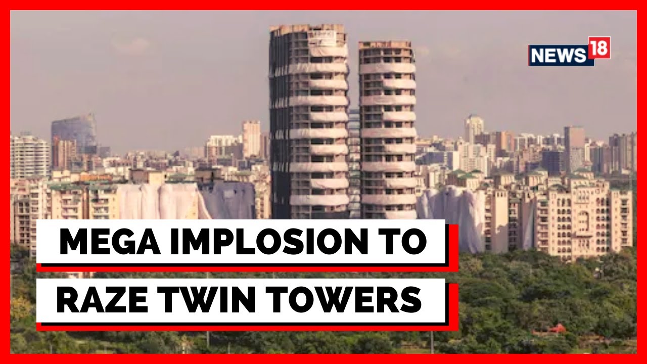 Noida Twin Towers Demolition Live Updates | Supertech Building Destruction News |  English News