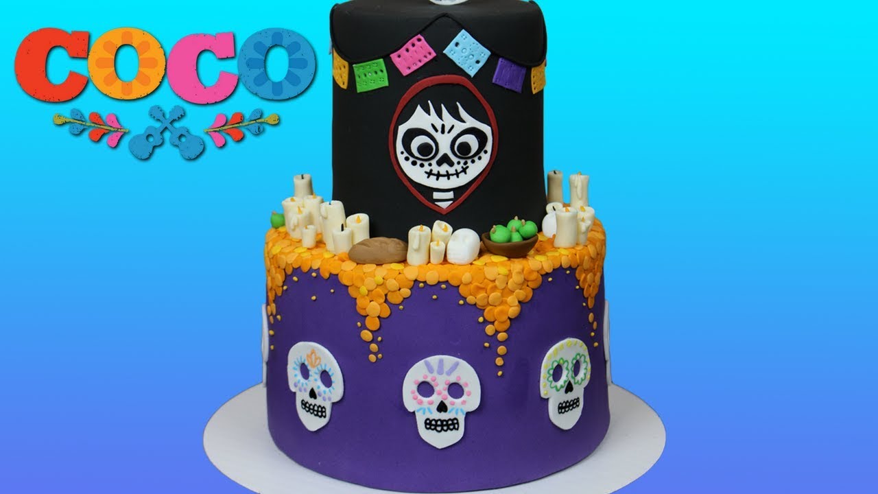 Coco Disney/Pixar Cake Tutorial!