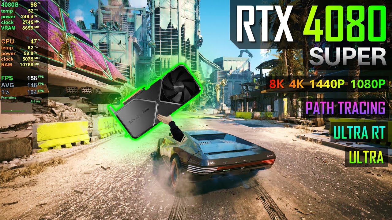 RTX 4080 SUPER — Киберпанк 2077