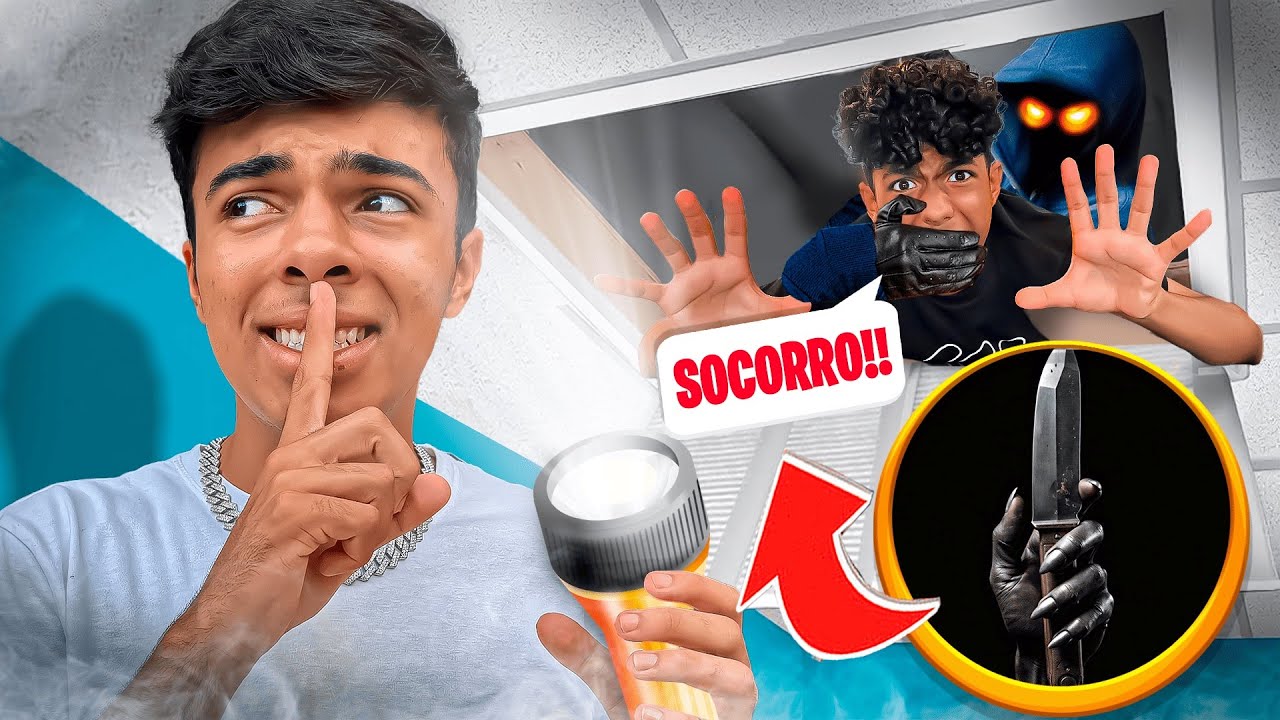 TEM UM INVASOR MORANDO NA MINHA CASA!😱😰 *estamos em perig0!!