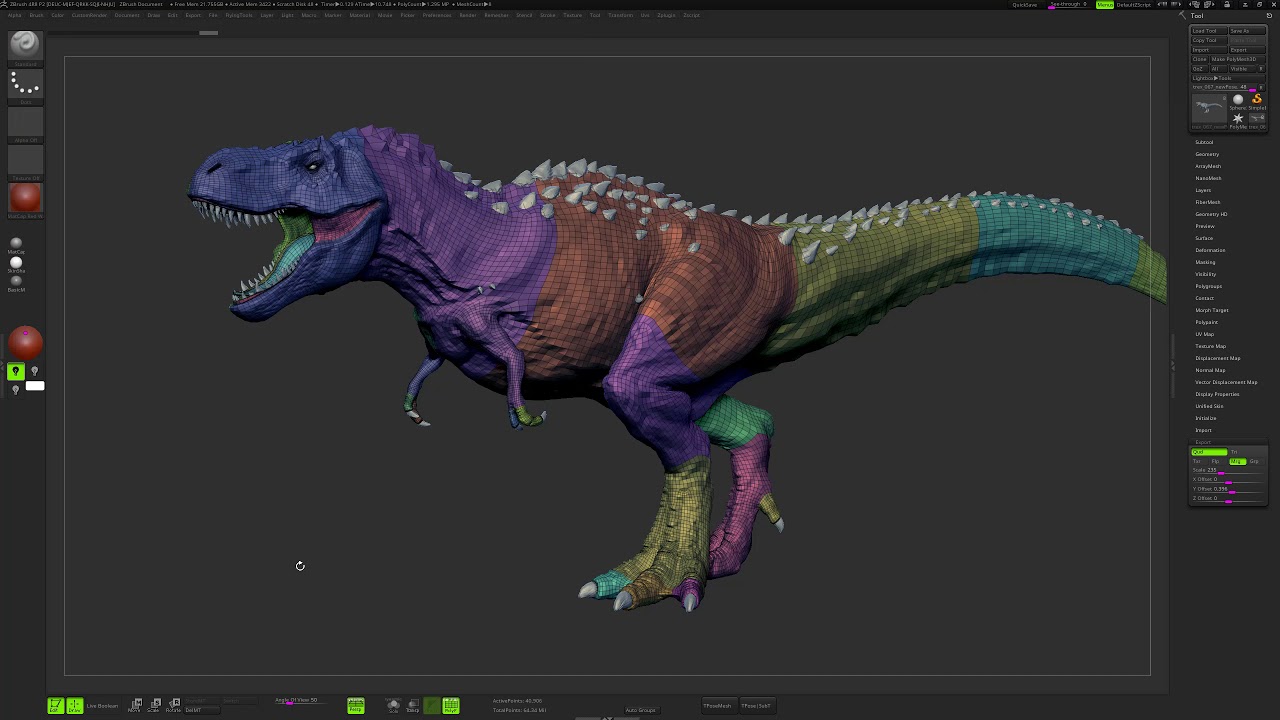 zbrush export with real world scale