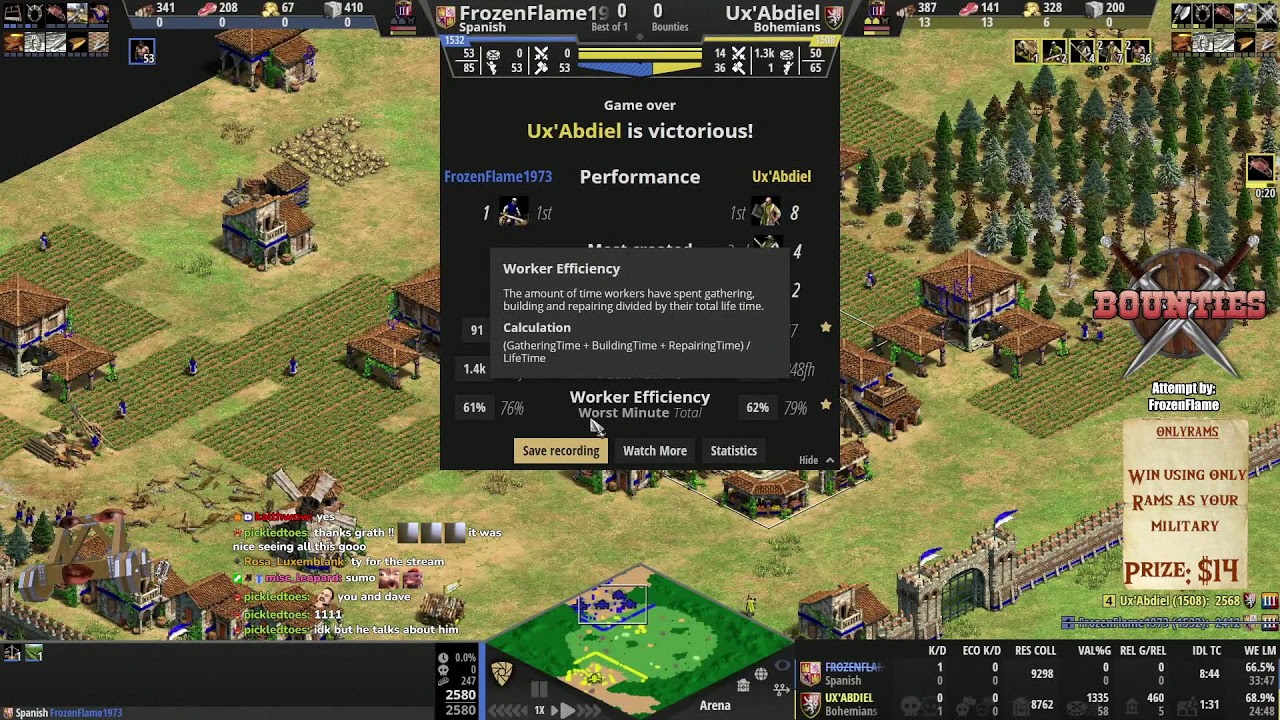 Age of Empires 2 game show! - Bounties!