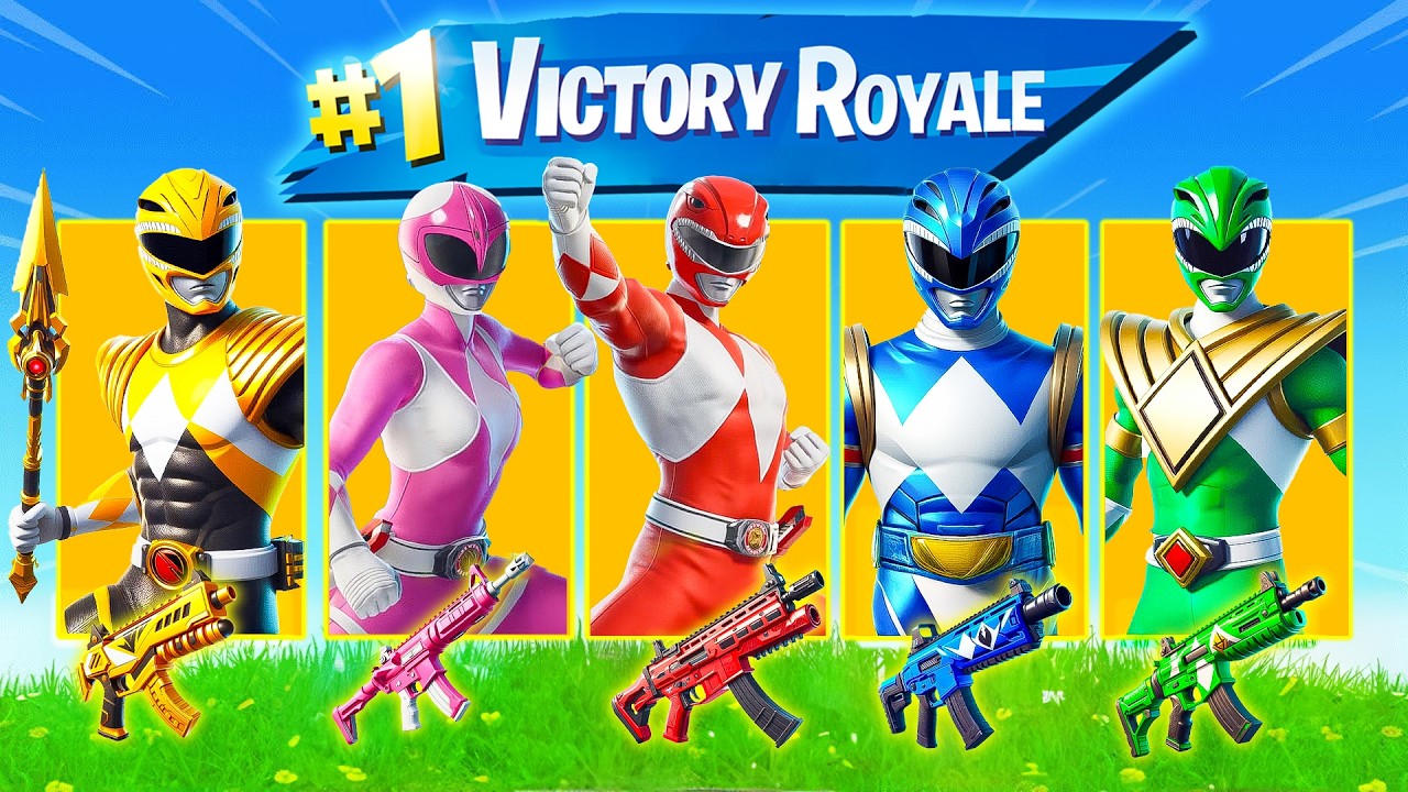 The *RANDOM* Power Rangers Challenge in Fortnite!