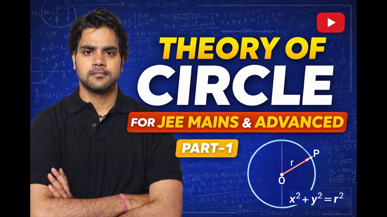 THEORY OF CIRCLE FOR JEE MAINS AND ADVANCED (PART-1)