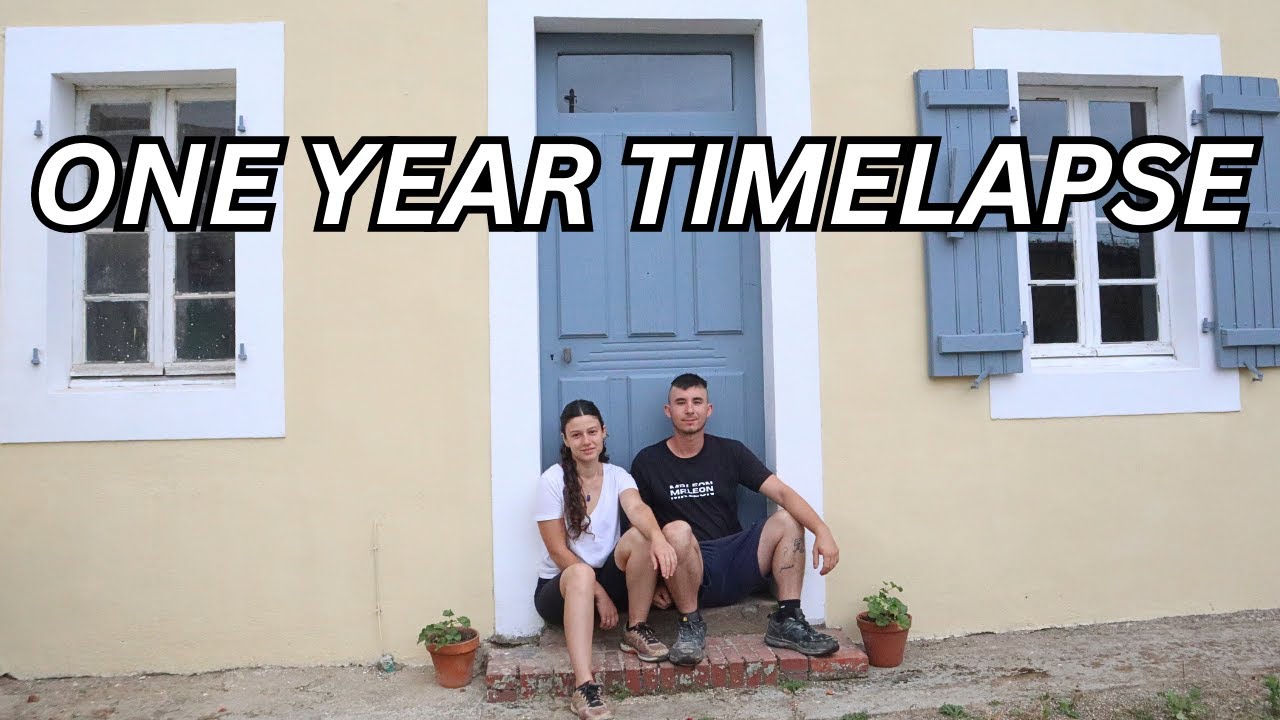 1 YEAR TIMELAPSE ‑ We bought an ABANDONED HOUSE in France | THEN AND NOW RESTORATION in 72 minutes