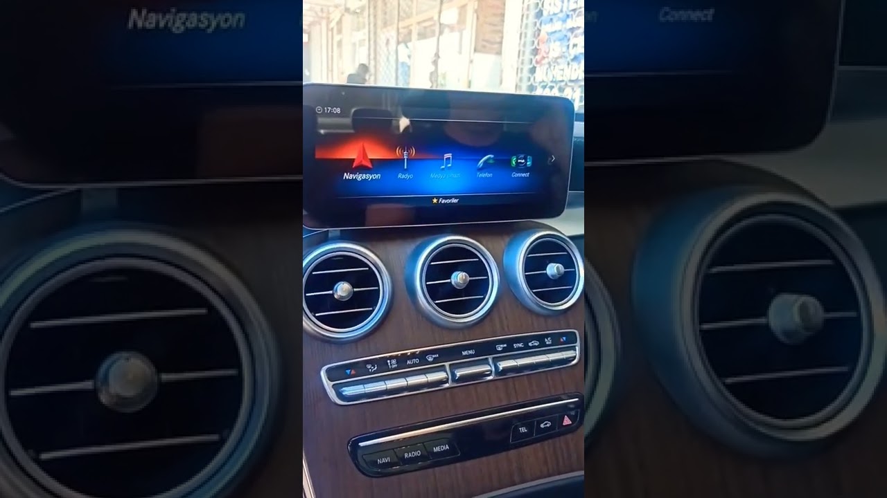 Mercedes C Class Navigasyon Donanım Opsiyonu / W1K Navigasyon / C Navigasyon #shorts