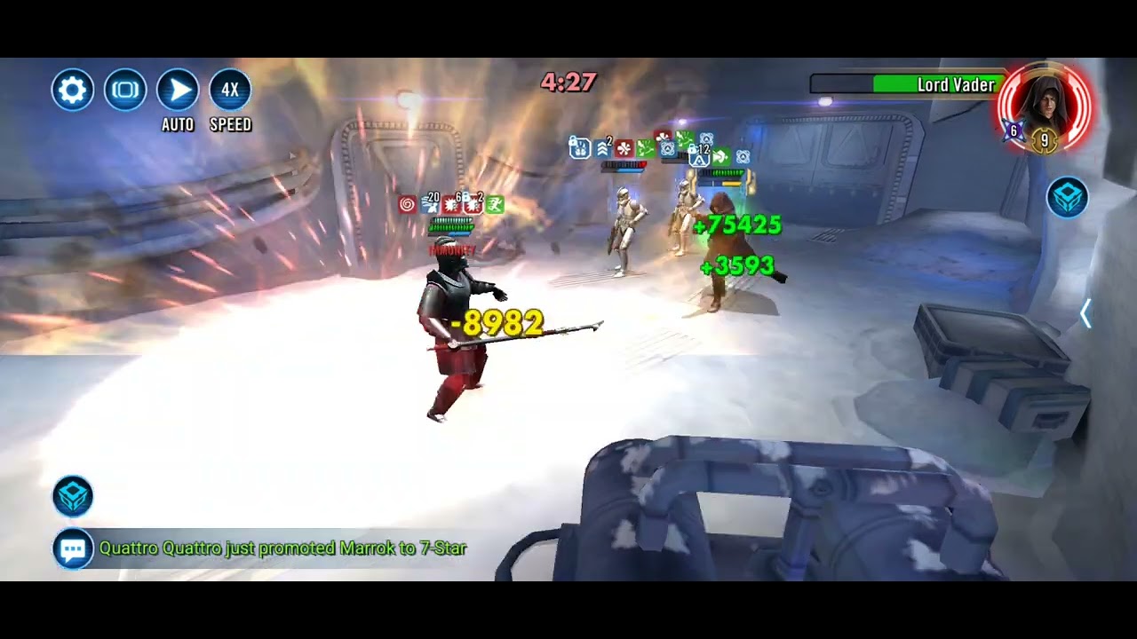 Bane vs LV gac 3v3 swgoh