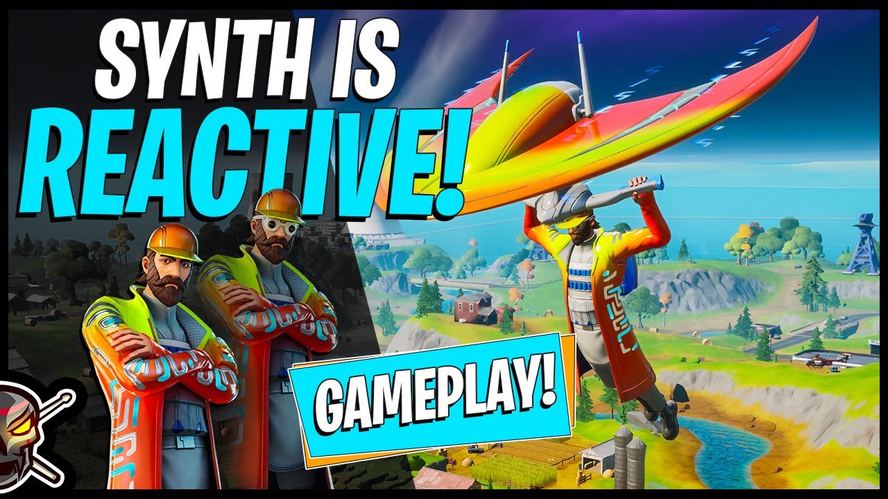New SYNTH Skin is REACTIVE! Gameplay + Combos! Before You Buy (Fortnite Battle Royale)