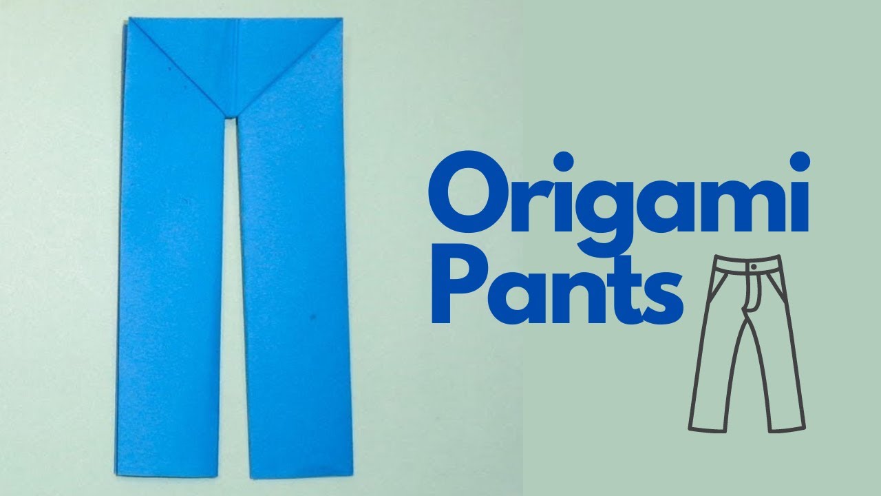 How to Make Paper Pants | Easy Origami Crafts