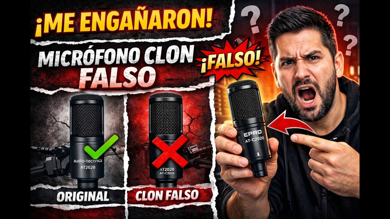 Compré un AT2020… y esto fue lo que realmente llegó 😳