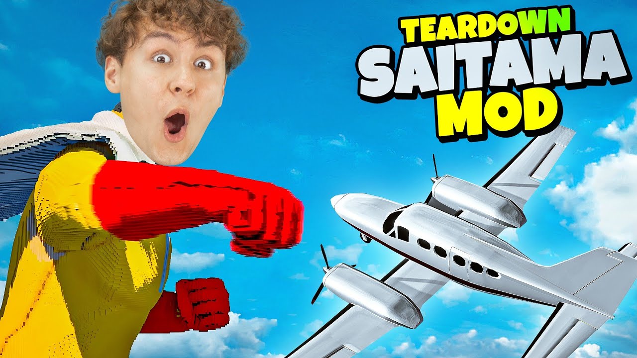 ONE PUNCH ROMAN 👊 gegen FLUGZEUG?! - Teardown (neue Waffen!)