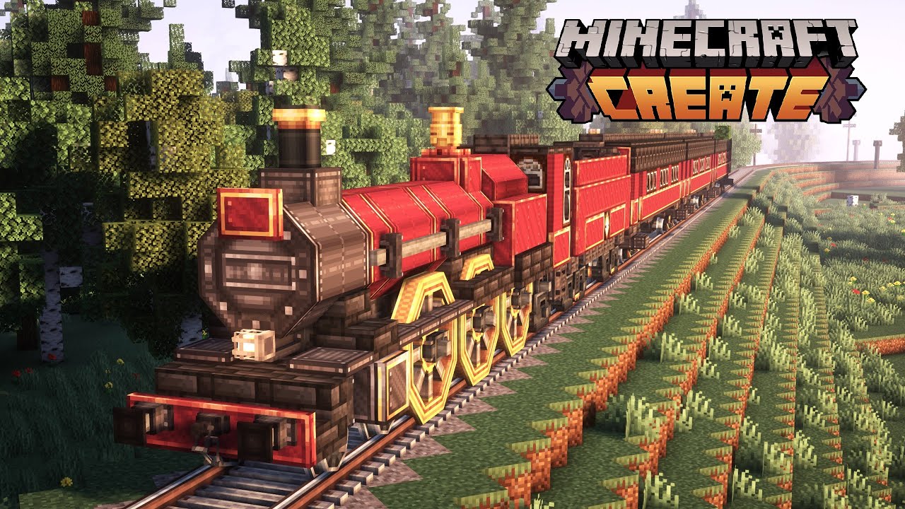 HOGWARTS EXPRESS в Minecraft Create Mod 🚂 | Руководство по поезду