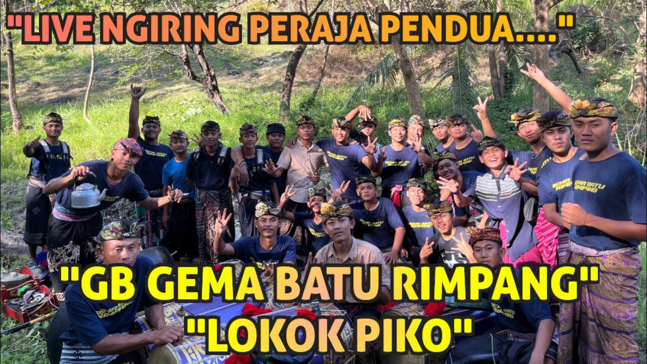 LIVE NGIRING PERAJA NYUNATANG MASSAL DUSUN PENDUA DAYA BARENG GB GEMA BATU RIMPANG