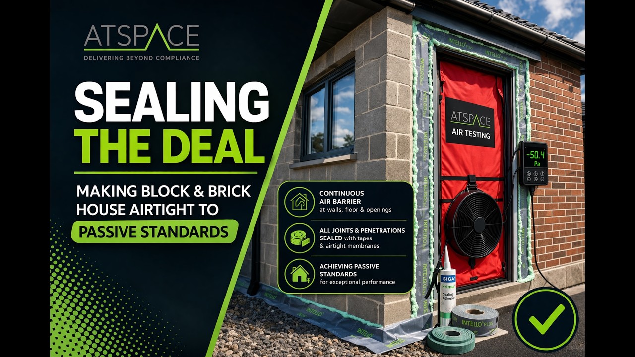 Sealing the deal  making block and brick house airtight to passive standards
