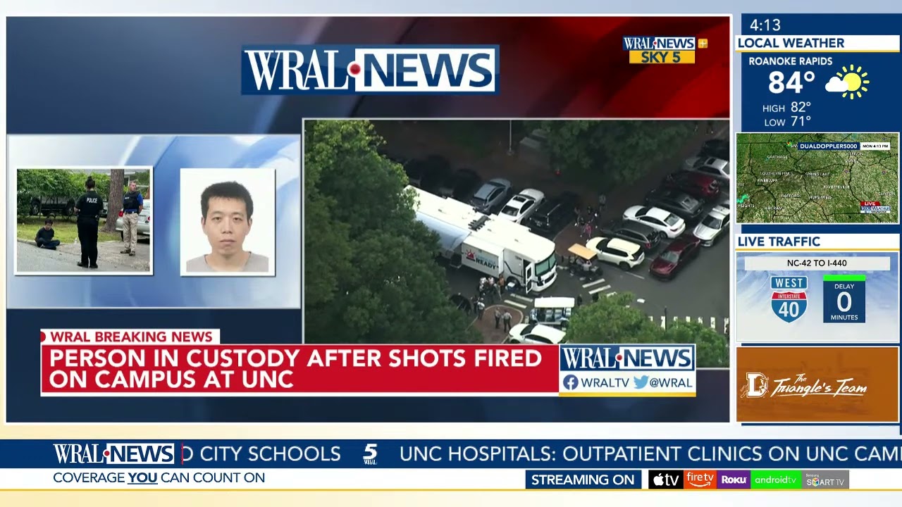 'All Clear!' on UNC Campus; Tailei Qi in custody as a person of interest