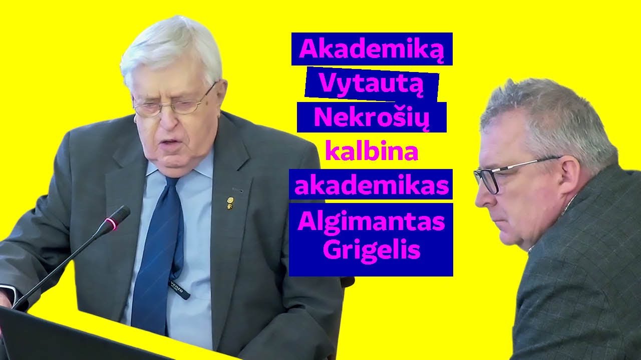 Naujai išrinktojo Lietuvos mokslų akademijos prezidento interviu