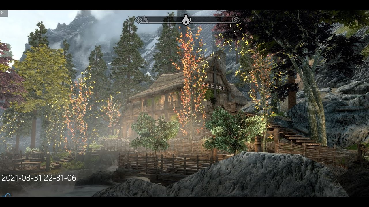 Riverside Lodge Redux V.3 Buildable Edition - Skyrim/Special Edition House Mod