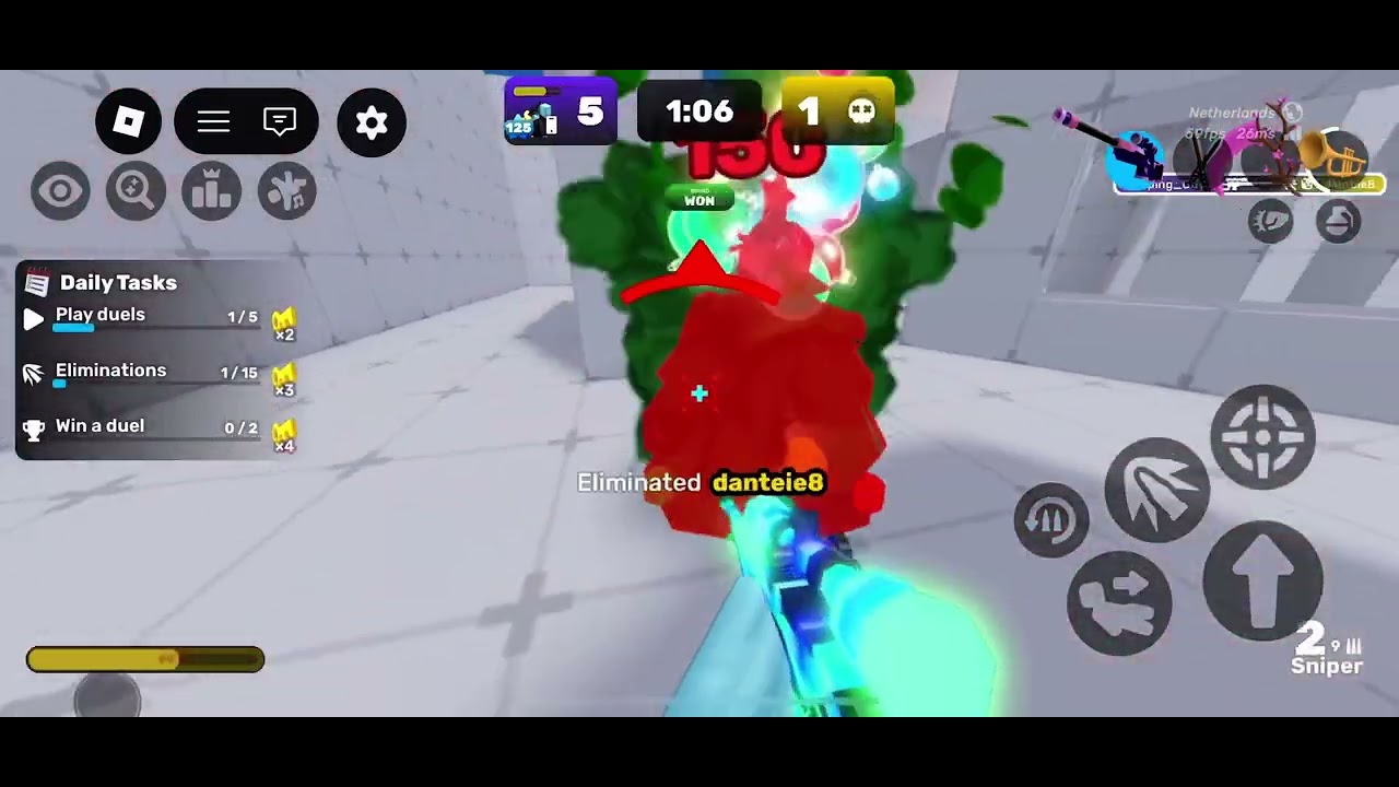 I Beated my friend Dante ggs