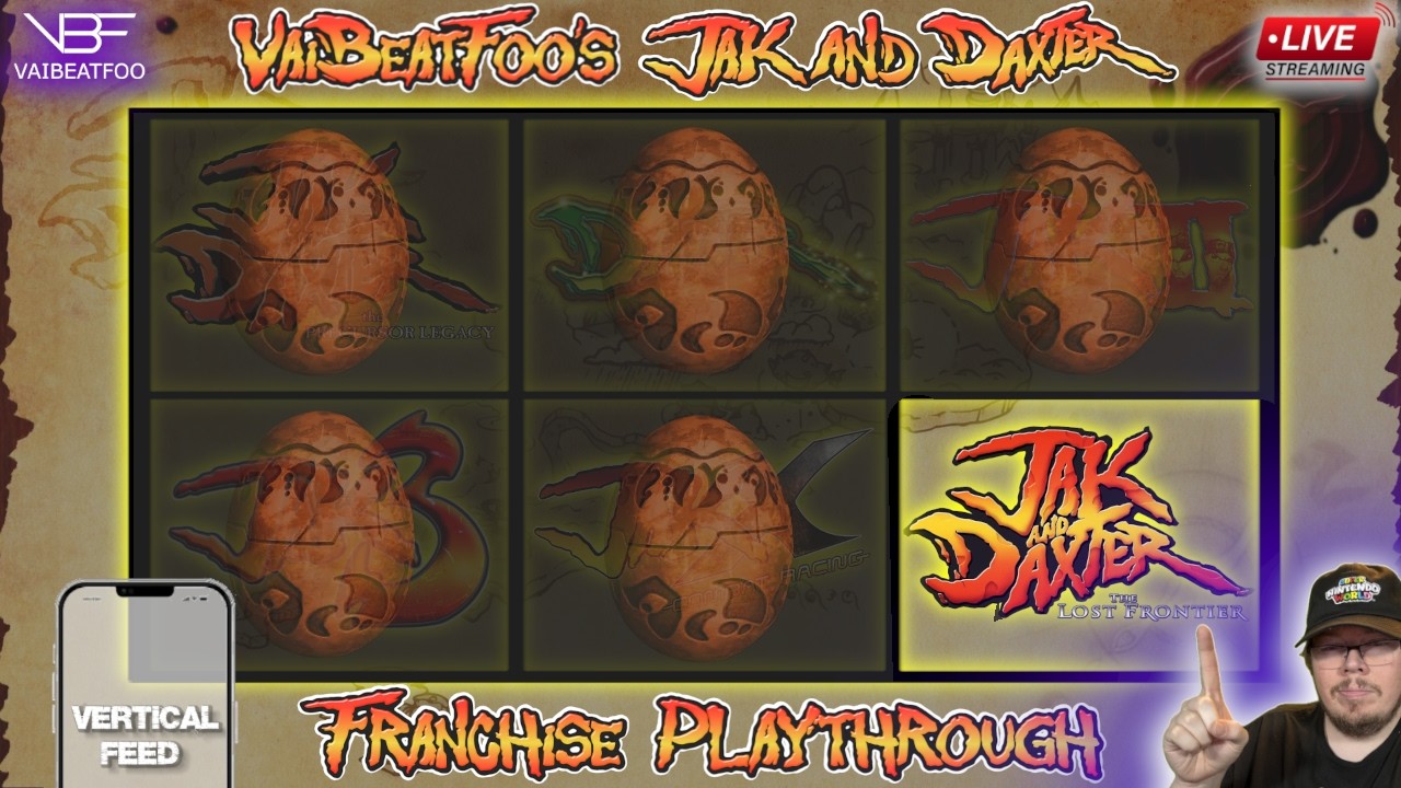 Jak and Daxter Franchise Playthrough Day 11! Jak and Daxter: The Lost Frontier Day 1! Vertical Feed