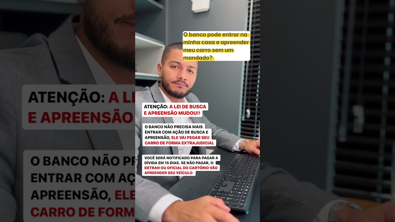 Busca e apreens&atilde;o de ve&iacute;culo! Mudan&ccedil;a na Lei