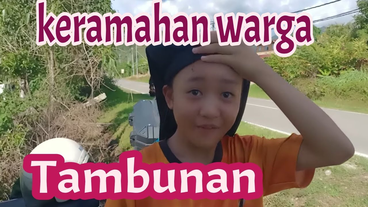 Keramahan warga  Tambunan 