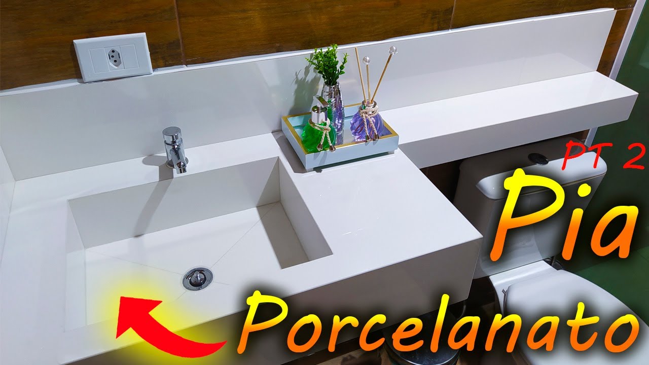 COMO FAZER PIA DE PORCELANATO PASSO A PASSO PT 2/2