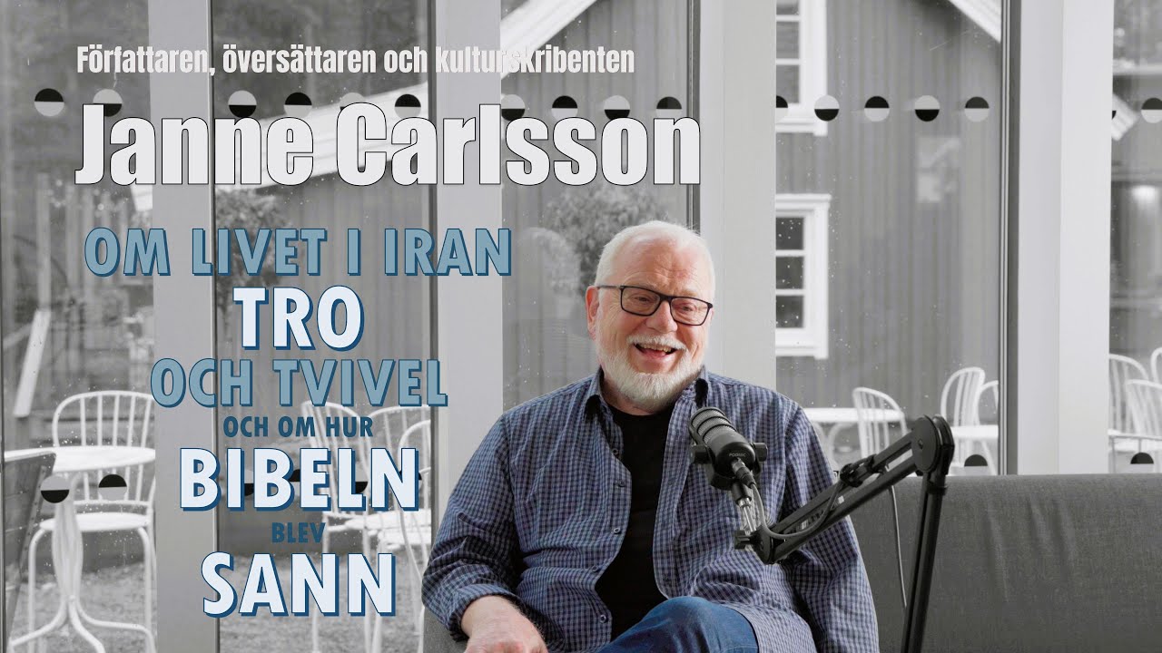 Janne Carlsson - om livet i Iran och Afganistan, författarskap och åren som kulturskribent