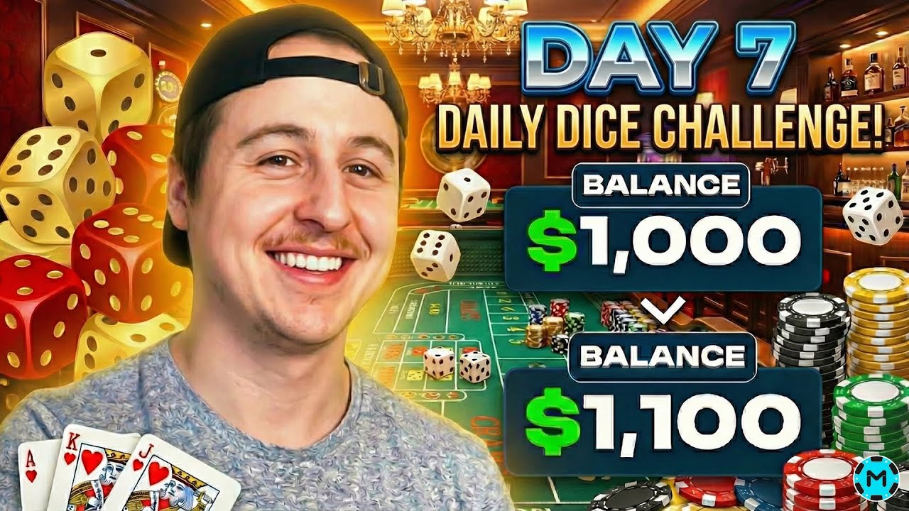 7 Days of Dice Profits Straight – My Strategy Might Actually Be Working! | GOATED CHALLENGE